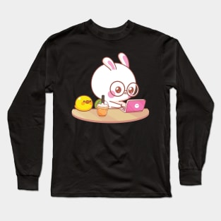 Hardworking Rabbit Long Sleeve T-Shirt